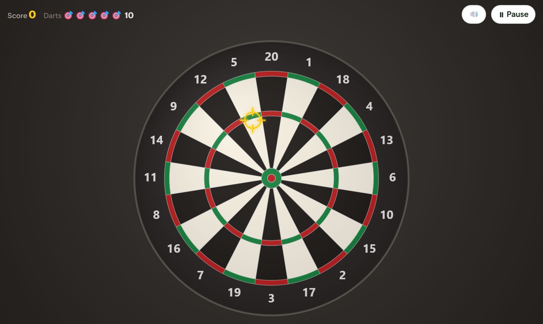 Bullseye Darts gameplay