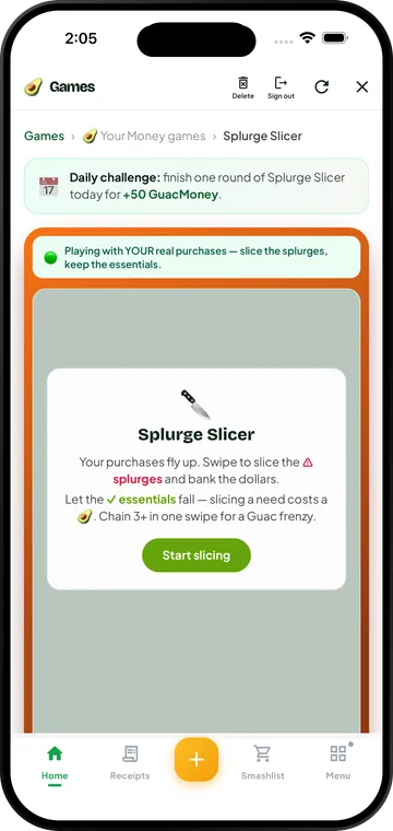 Guac Arcade — 15 free games on the GetGuac app