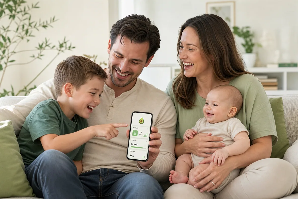 A family enjoying the security of a stronger emergency fund