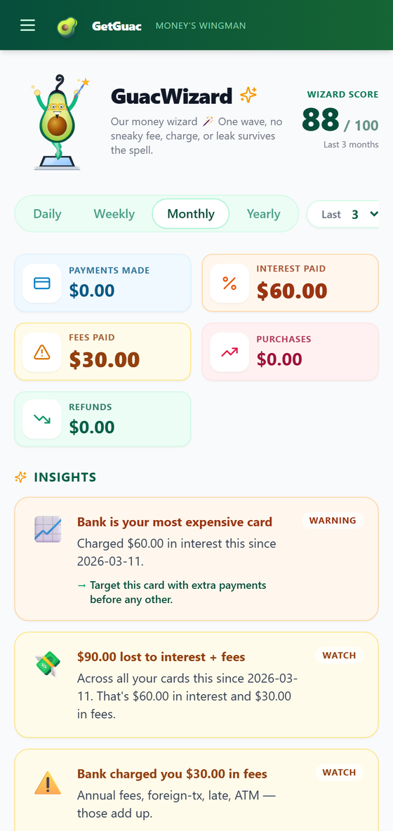 GuacWizard — magically protects your money